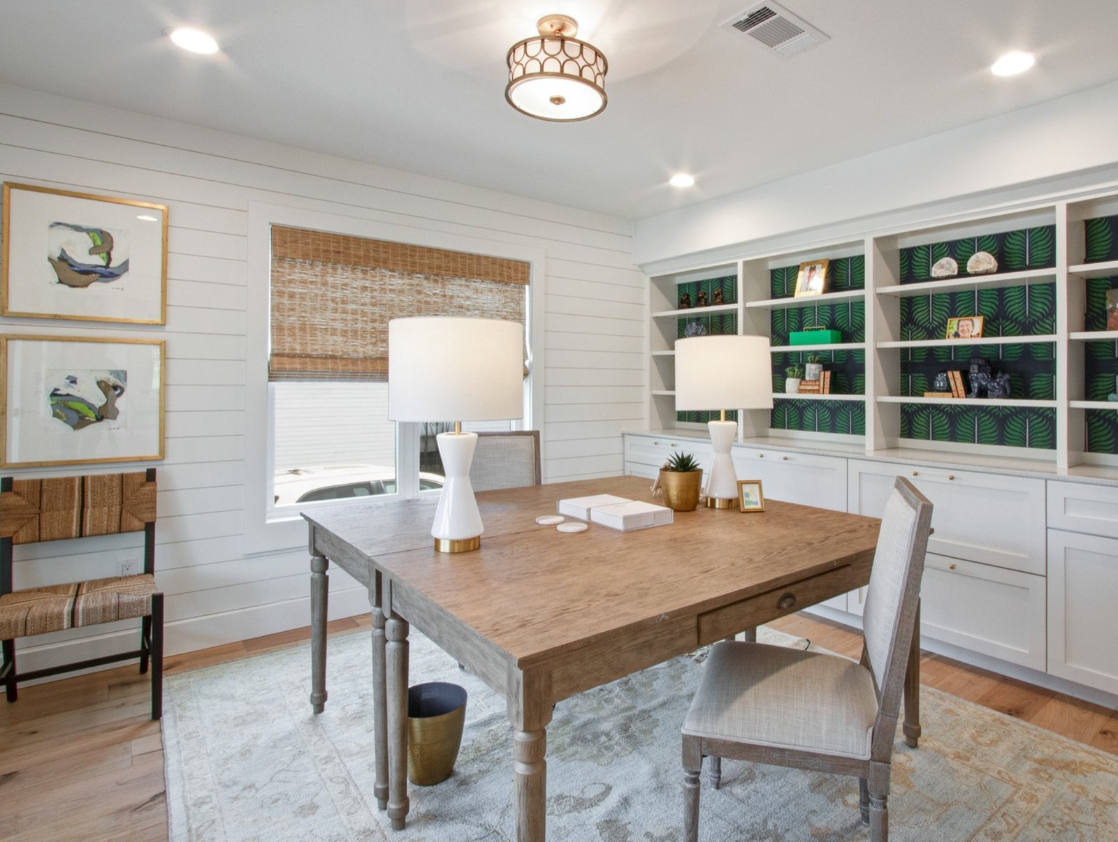 Home office after renovation