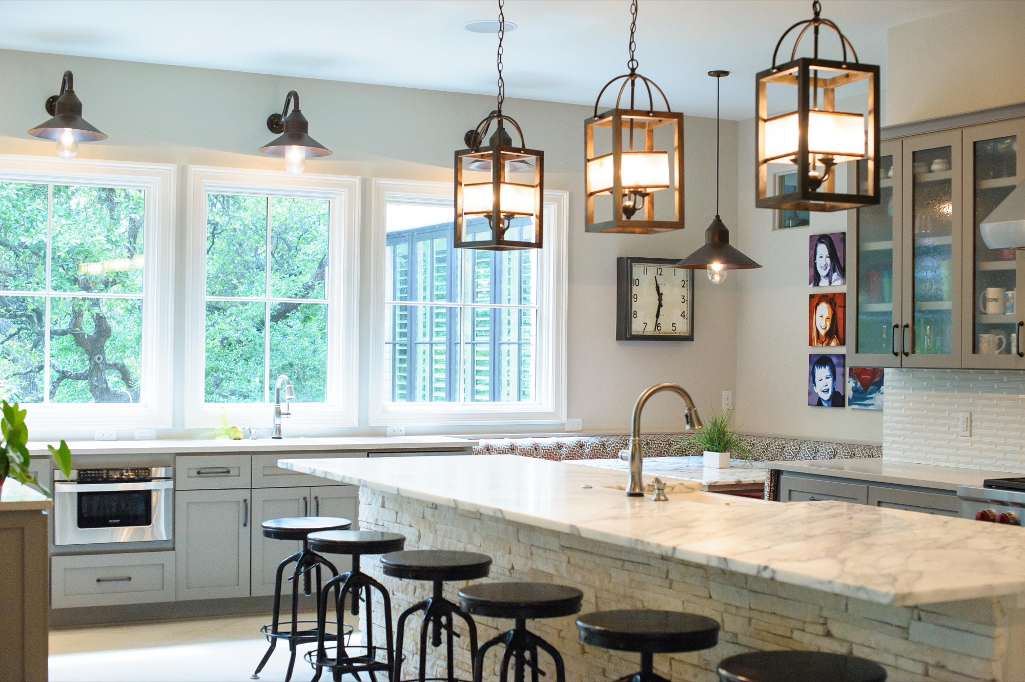 Forest View residence kitchen
